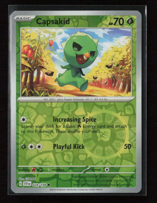 Capsakid - Common SV01: Scarlet & Violet Base Set 028/198 NM - Kang's Collectibles
