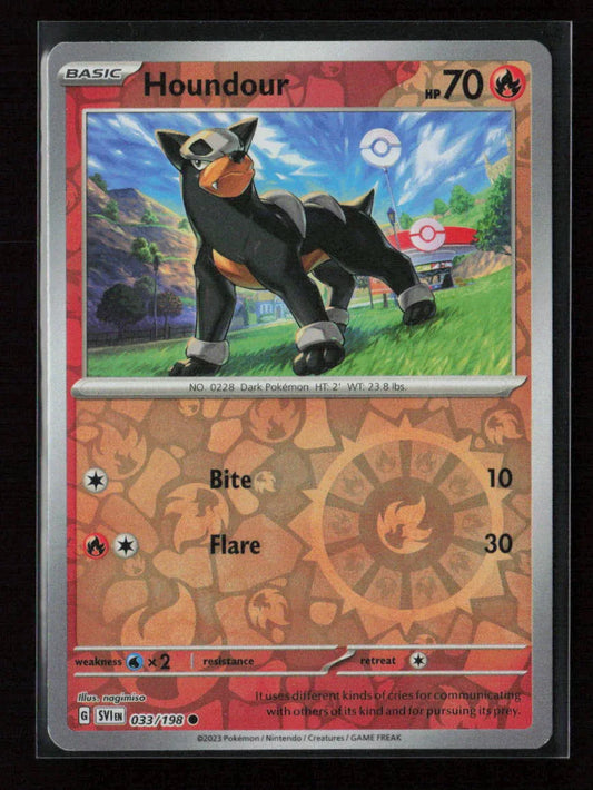 Houndour - Common SV01: Scarlet & Violet Base Set 033/198 NM - Kang's Collectibles