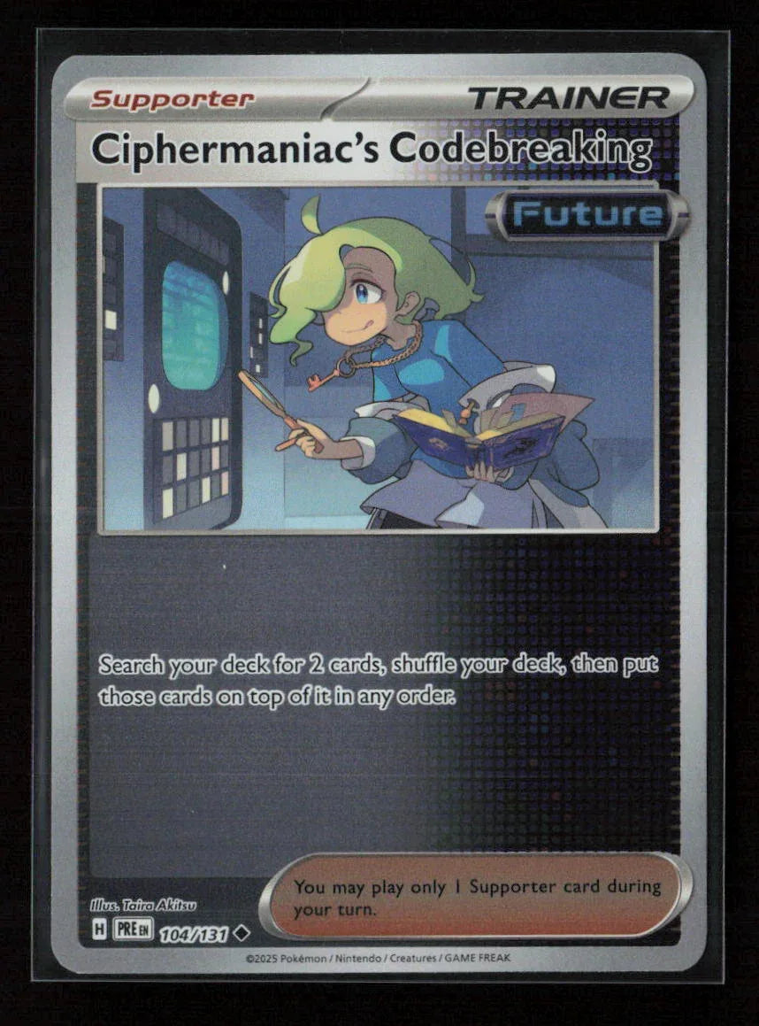 Ciphermaniac's Codebreaking Uncommon SV: Prismatic Evolutions 104/131 NM - Kang's Collectibles