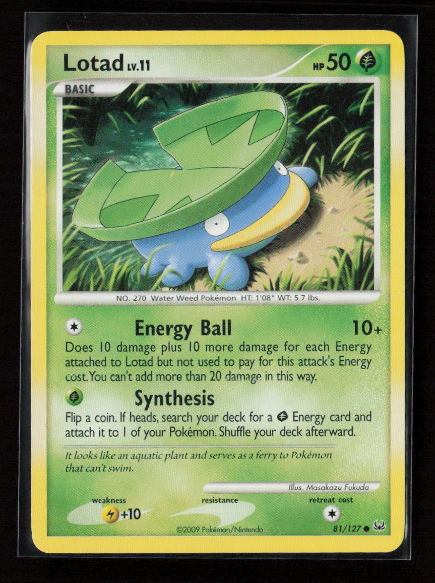 Lotad Common Platinum 81/127 LP