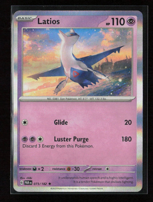 Latios Rare SV04: Paradox Rift 073/182 NM - Kang's Collectibles
