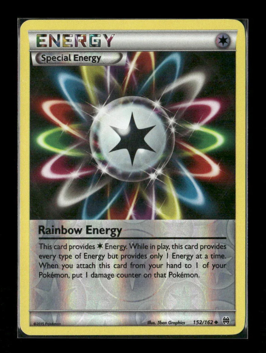 Rainbow Energy Uncommon XY - BREAKthrough 152/162 LP - Kang's Collectibles