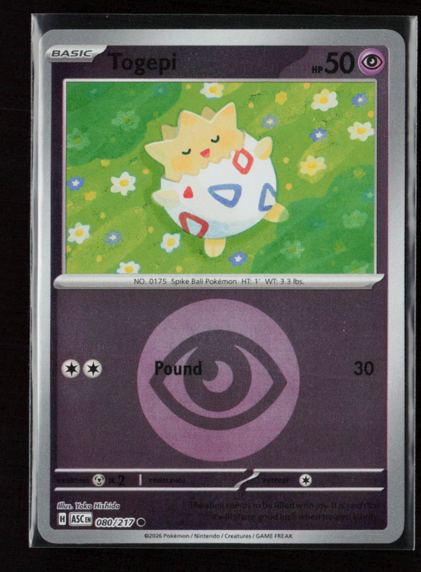 Togepi (Energy Symbol Pattern) Common ME: Ascended Heroes 080/217 NM