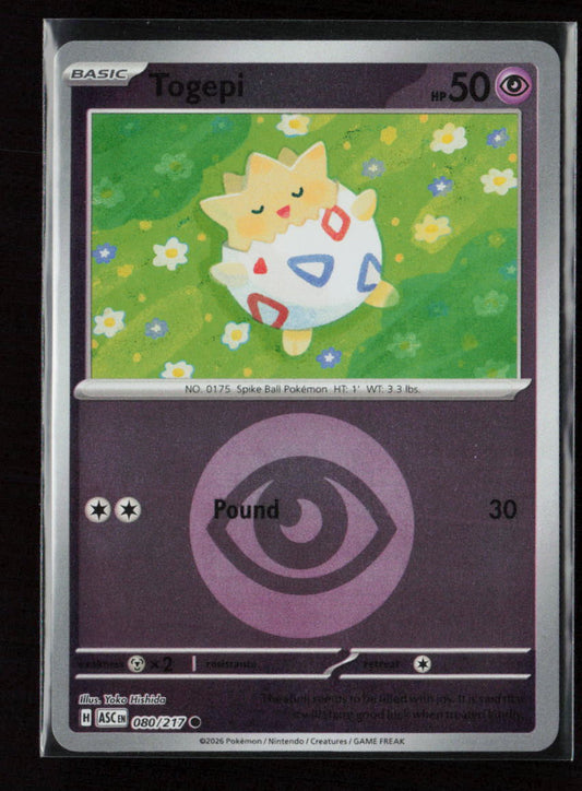 Togepi (Energy Symbol Pattern) Common ME: Ascended Heroes 080/217 NM