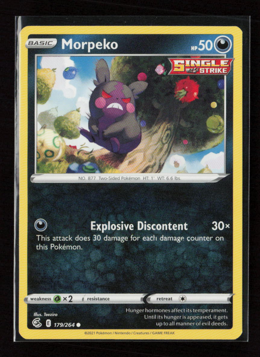 Morpeko (179) Common SWSH08: Fusion Strike 179/264 LP