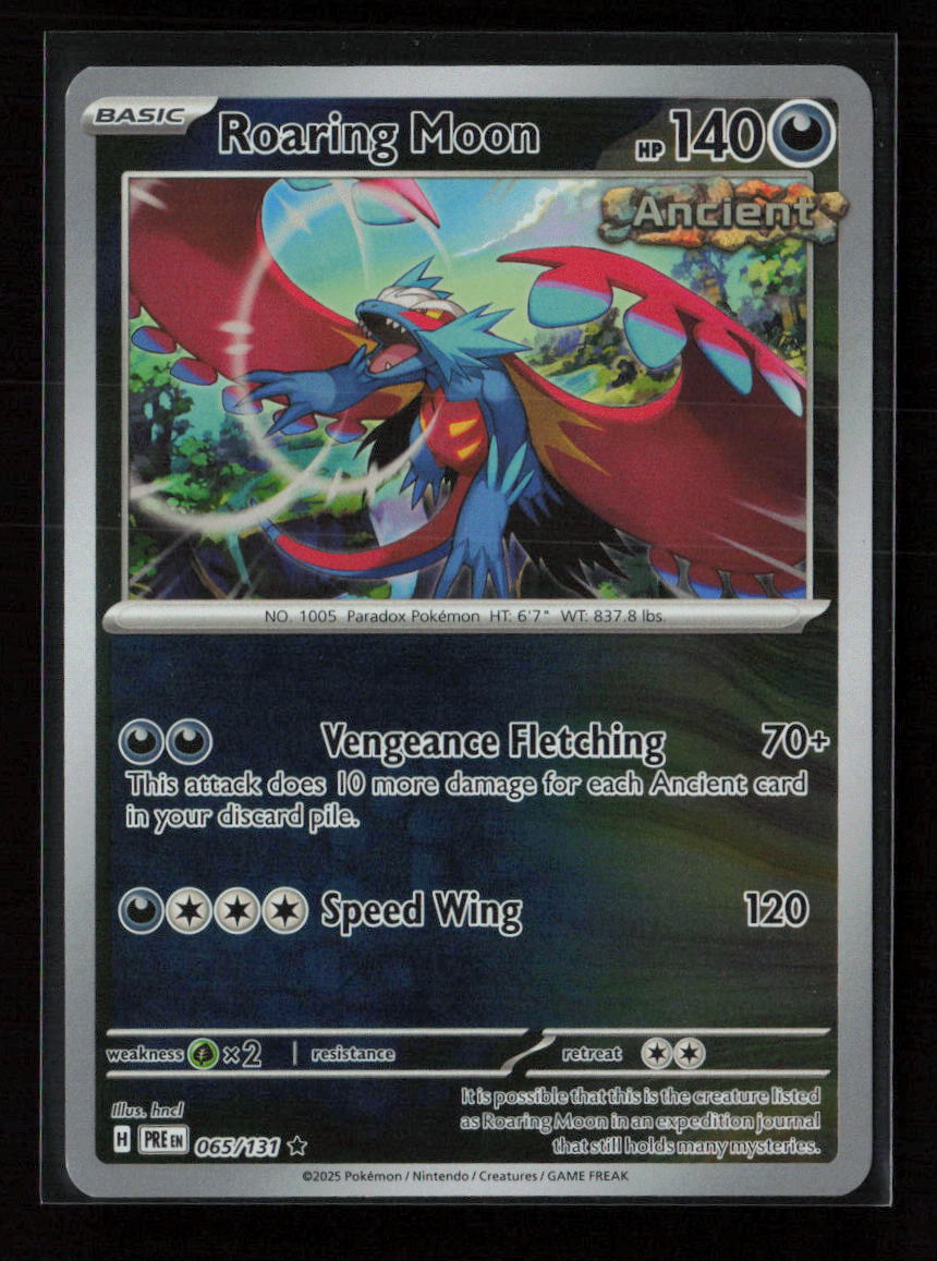 Roaring Moon Rare SV: Prismatic Evolutions 065/131 NM
