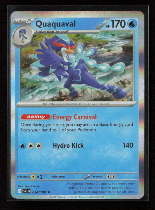 Quaquaval Rare SV01: Scarlet & Violet Base Set 054/198 NM - Kang's Collectibles