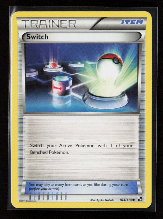 Switch Common Black and White 104/114 NM