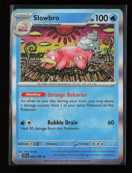Slowbro Rare SV01: Scarlet & Violet Base Set 043/198 NM - Kang's Collectibles