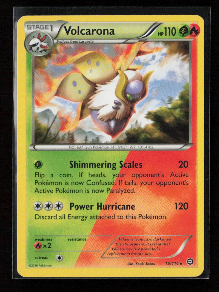 Volcarona Rare XY - Steam Siege 15/114 NM - Kang's Collectibles