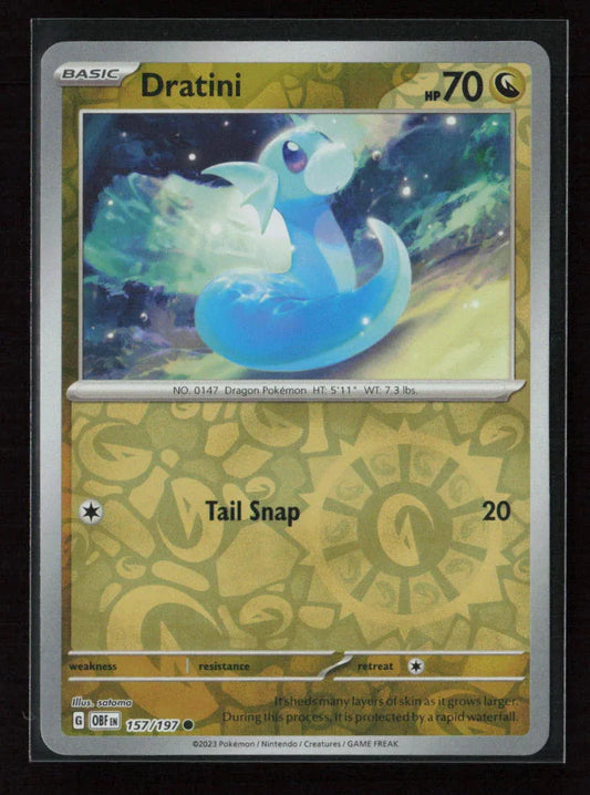Dratini Common SV03: Obsidian Flames 157/197 NM - Kang's Collectibles