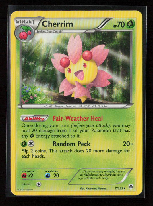 Cherrim Rare Plasma Storm 7/135 LP