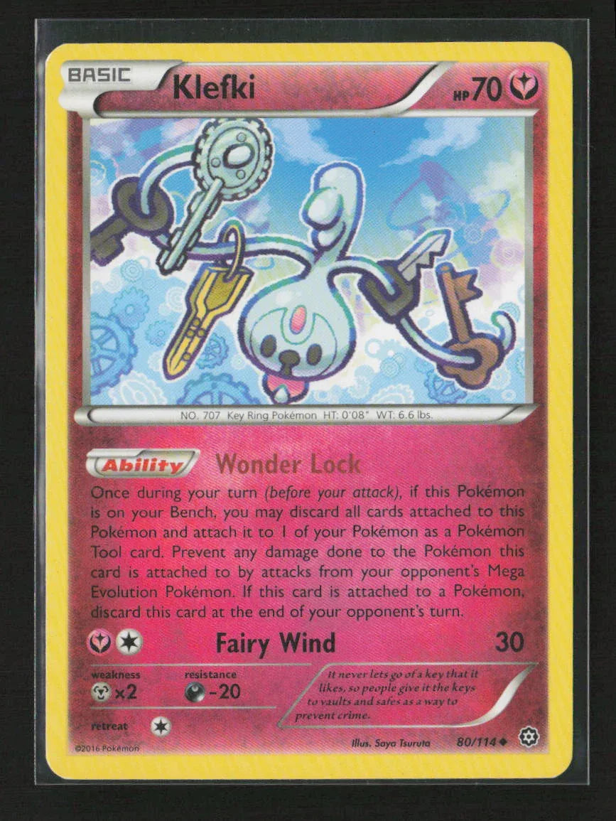 Klefki Uncommon XY - Steam Siege 80/114 MP - Kang's Collectibles