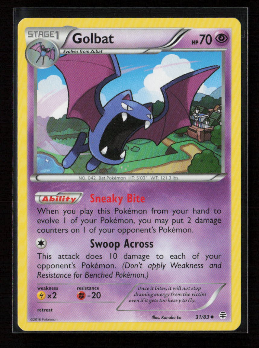 Golbat Uncommon XY - Phantom Forces 32/119 LP