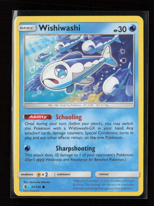 Wishiwashi Common SM - Guardians Rising 37/145 LP