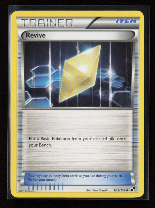 Revive Uncommon Black and White 102/114 NM