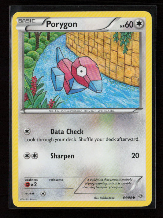 Porygon Common XY - Ancient Origins 64/98 LP