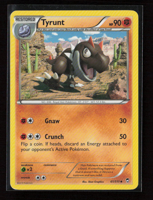 Tyrunt Uncommon XY - Furious Fists 61/111 MP