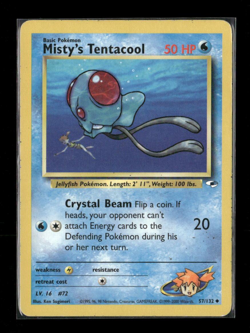 Misty's Tentacool (57) Uncommon Gym Heroes 057/132 LP - Kang's Collectibles