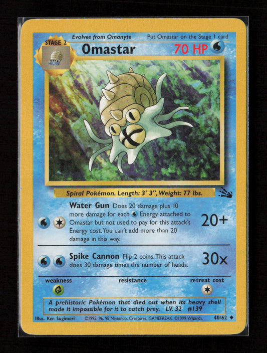 Omastar Uncommon Fossil 40/62 LP