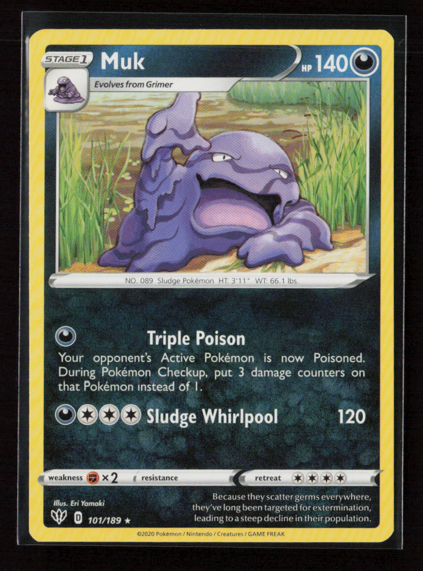 Muk Rare SWSH03: Darkness Ablaze 101/189 LP