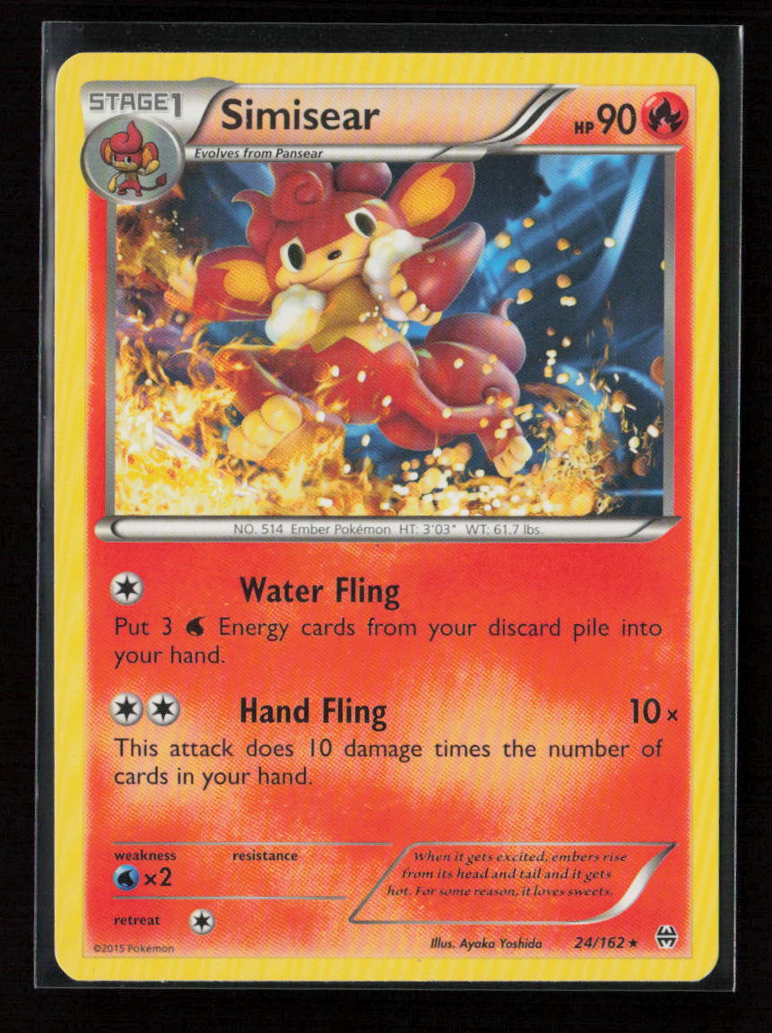 Simisear Rare XY - BREAKthrough 24/162 MP