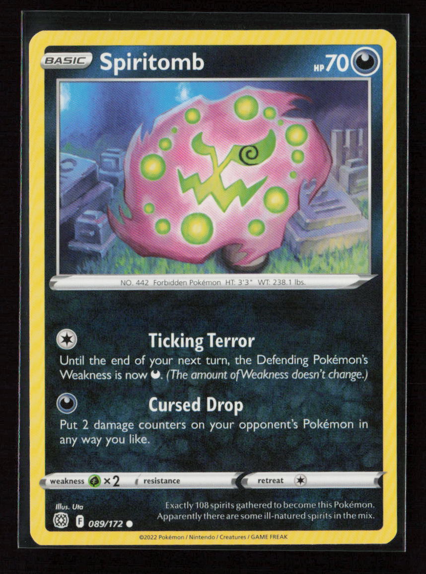 Spiritomb Common SWSH09: Brilliant Stars 089/172 LP