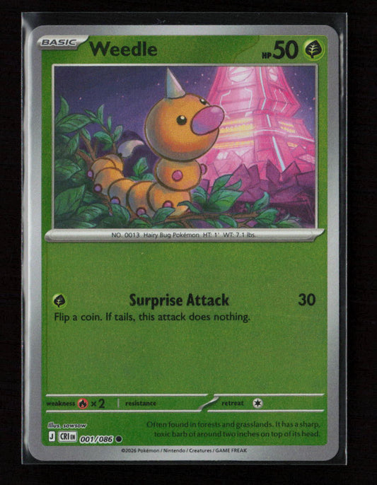 Weedle Common ME04: Chaos Rising 001/086 LP