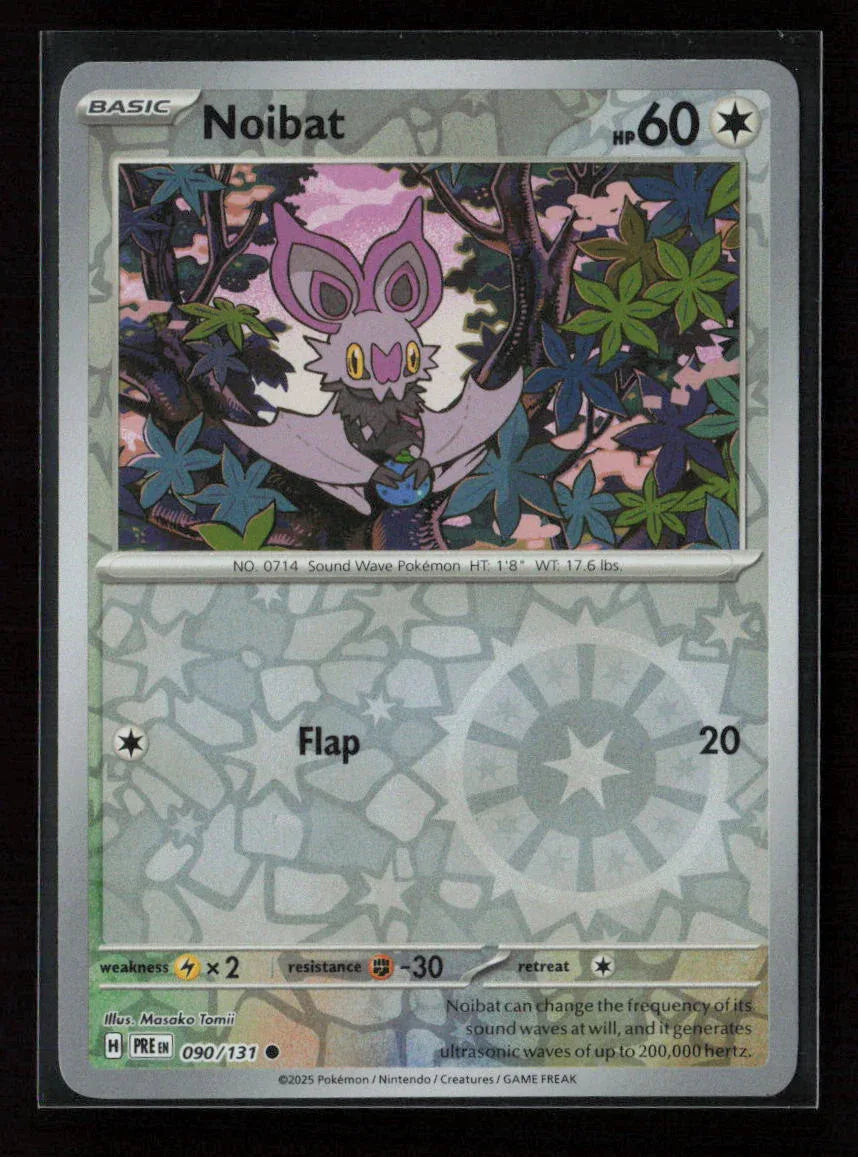 Noibat Common SV: Prismatic Evolutions 090/131 NM - Kang's Collectibles