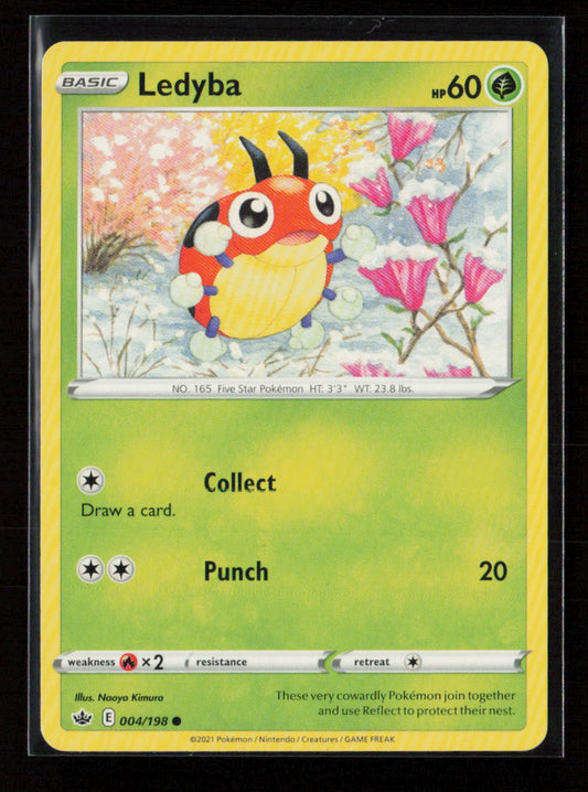 Ledyba Common SWSH06: Chilling Reign 004/198 LP