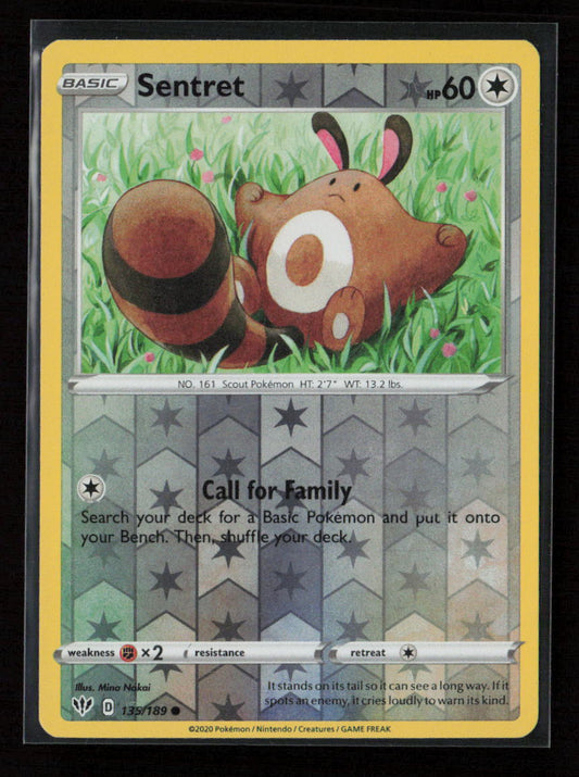 Sentret Common SWSH03: Darkness Ablaze 135/189 NM