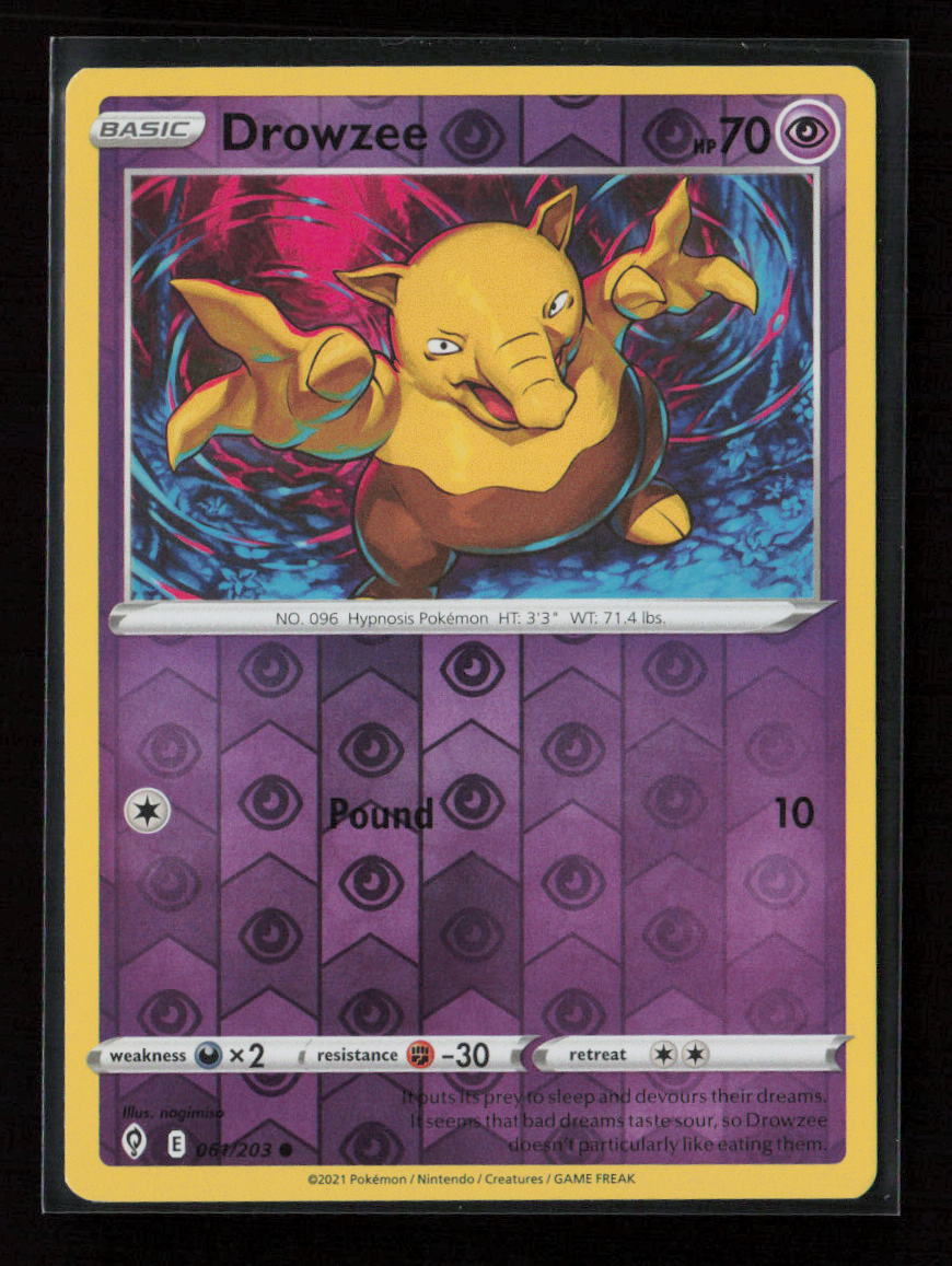 Drowzee Common SWSH07: Evolving Skies 061/203 LP