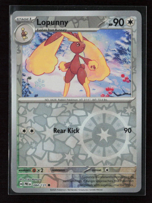 Lopunny Common SV: Prismatic Evolutions 084/131 NM - Kang's Collectibles
