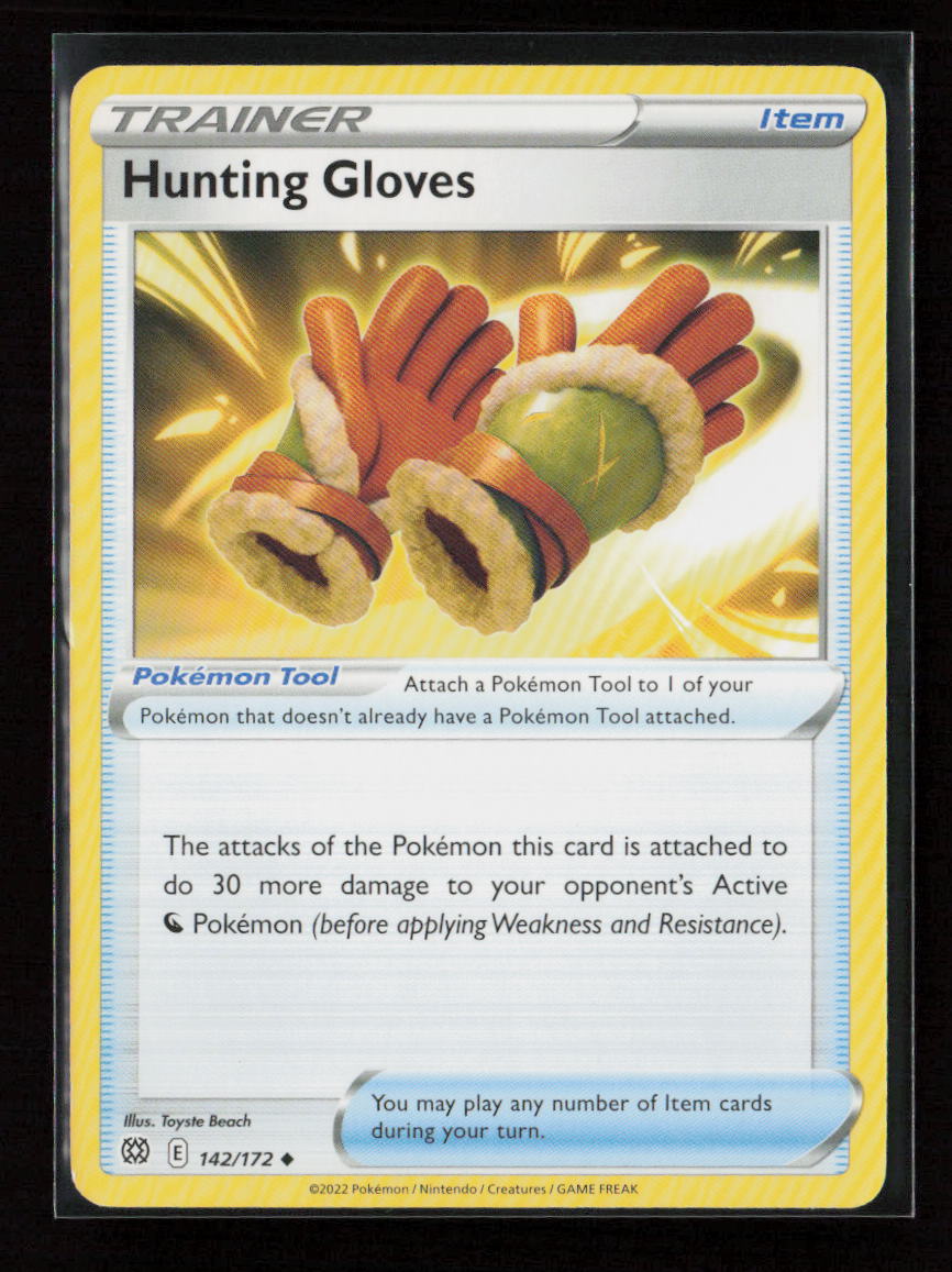 Hunting Gloves Uncommon SWSH09: Brilliant Stars 142/172 NM