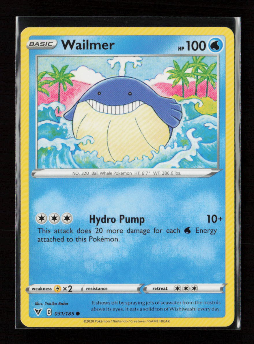 Wailmer Common SWSH04: Vivid Voltage 031/185 LP