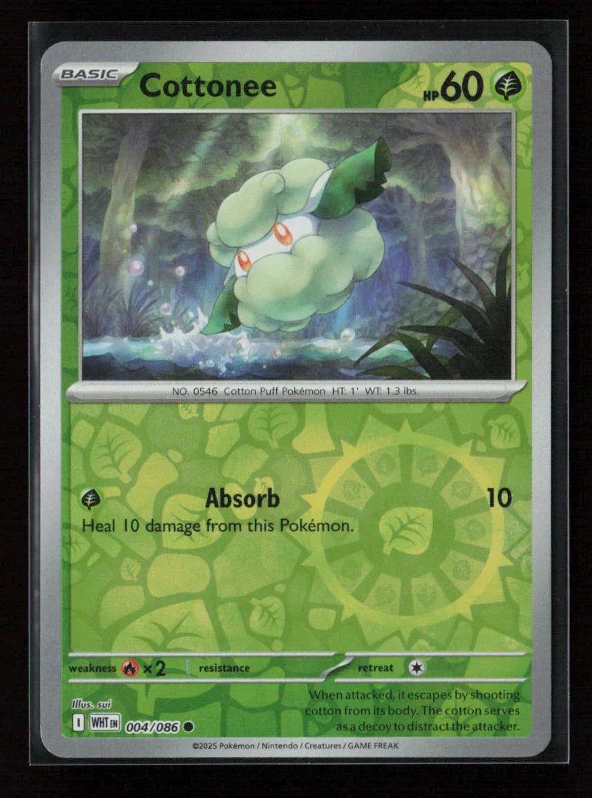 Cottonee Common SV: White Flare 004/086 NM - Kang's Collectibles