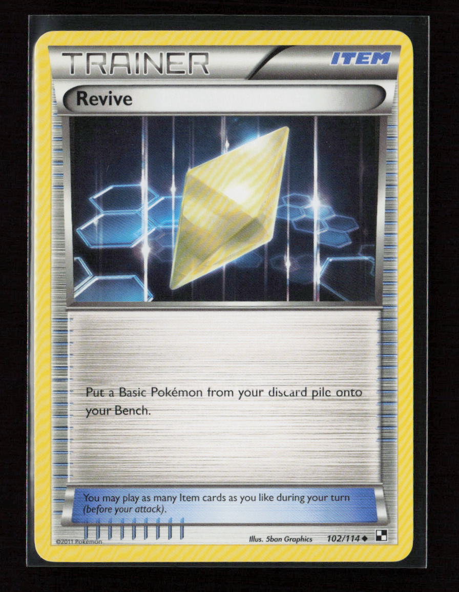 Revive Uncommon Black and White 102/114 NM