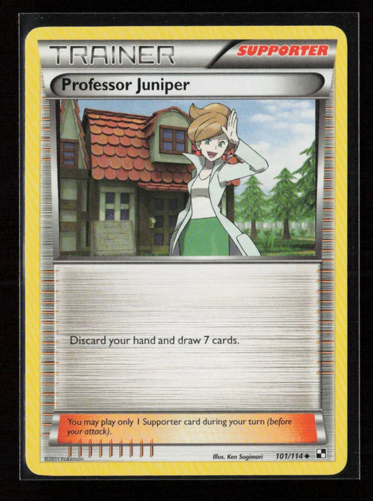 Professor Juniper Uncommon Black and White 101/114 NM - Kang's Collectibles