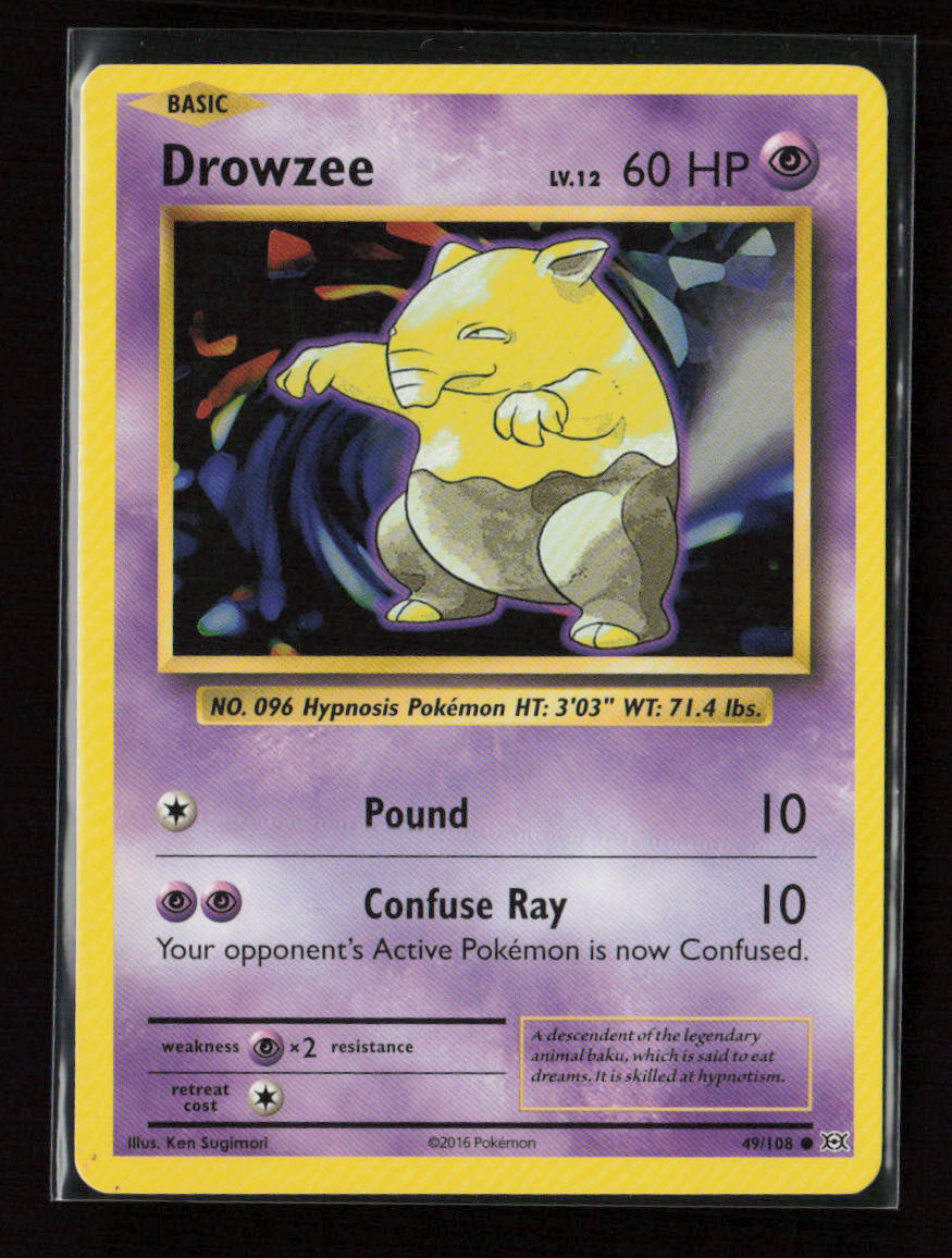 Drowzee Common XY - Evolutions 49/108 LP