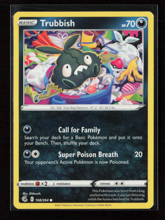 Trubbish Common SWSH08: Fusion Strike 168/264 LP