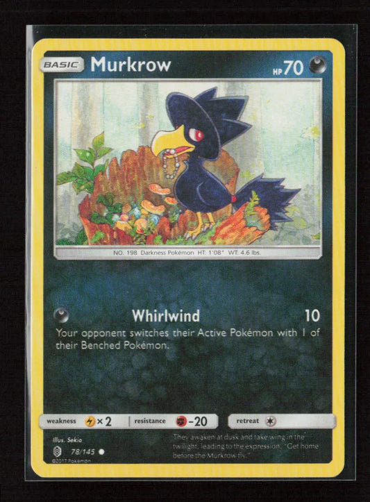 Murkrow Common SM - Guardians Rising 78/145 LP - Kang's Collectibles