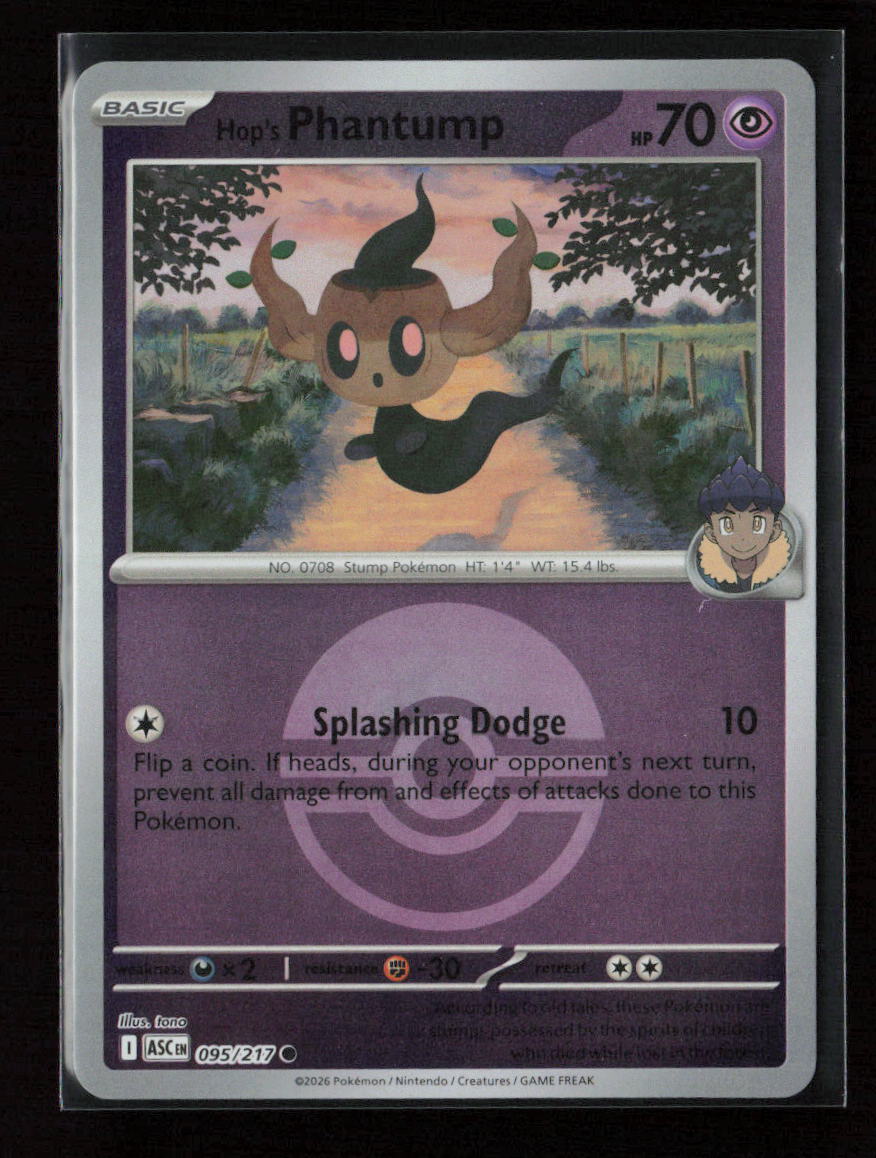 Hop's Phantump Common ME: Ascended Heroes 095/217 NM