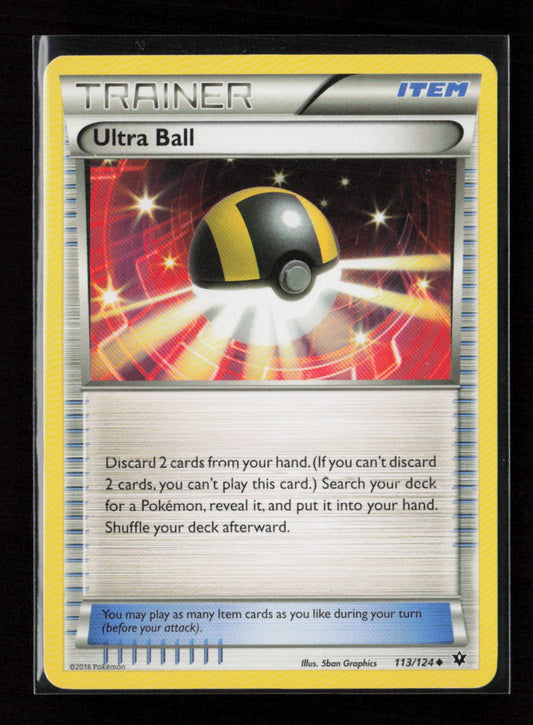 Ultra Ball Uncommon XY - Fates Collide 113/124 LP