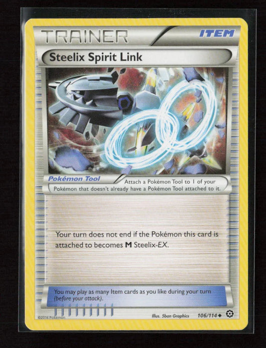 Steelix Spirit Link Uncommon XY - Steam Siege 106/114 LP - Kang's Collectibles