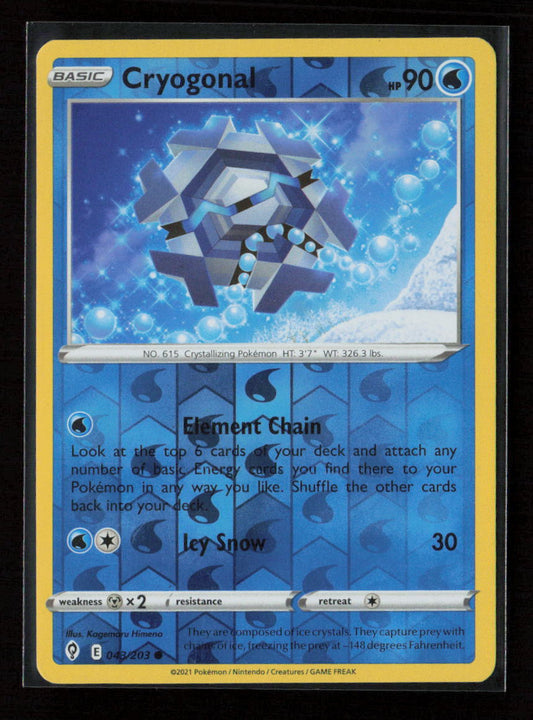 Cryogonal Common SWSH07: Evolving Skies 043/203 LP