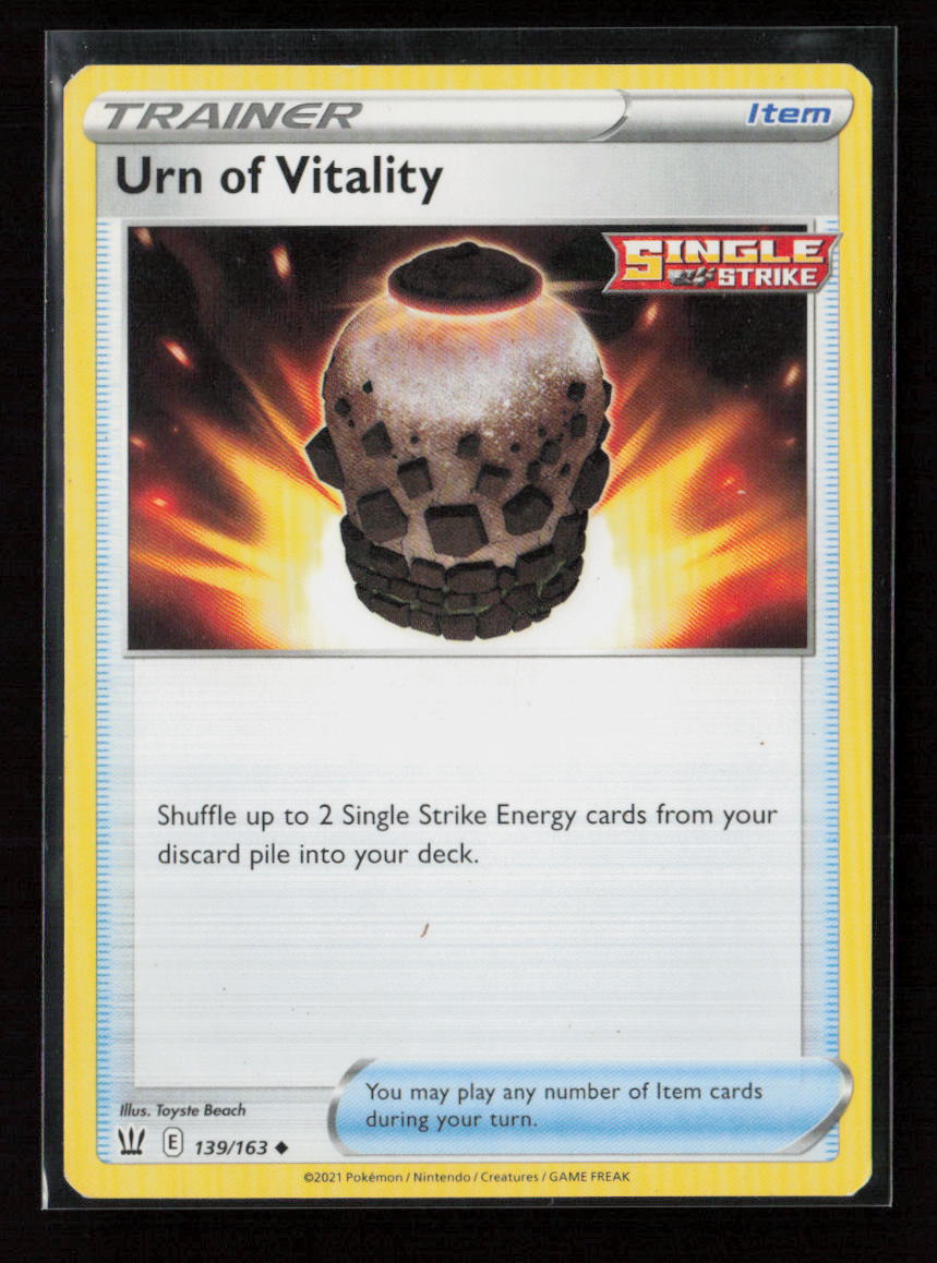 Urn of Vitality Uncommon SWSH05: Battle Styles 139/163 LP