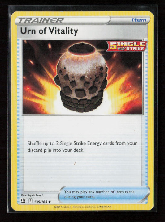 Urn of Vitality Uncommon SWSH05: Battle Styles 139/163 LP