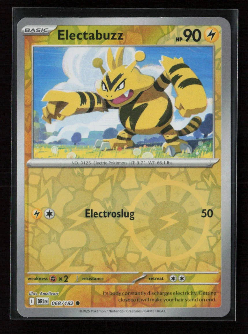 Electabuzz Common SV10: Destined Rivals 068/182 NM - Kang's Collectibles