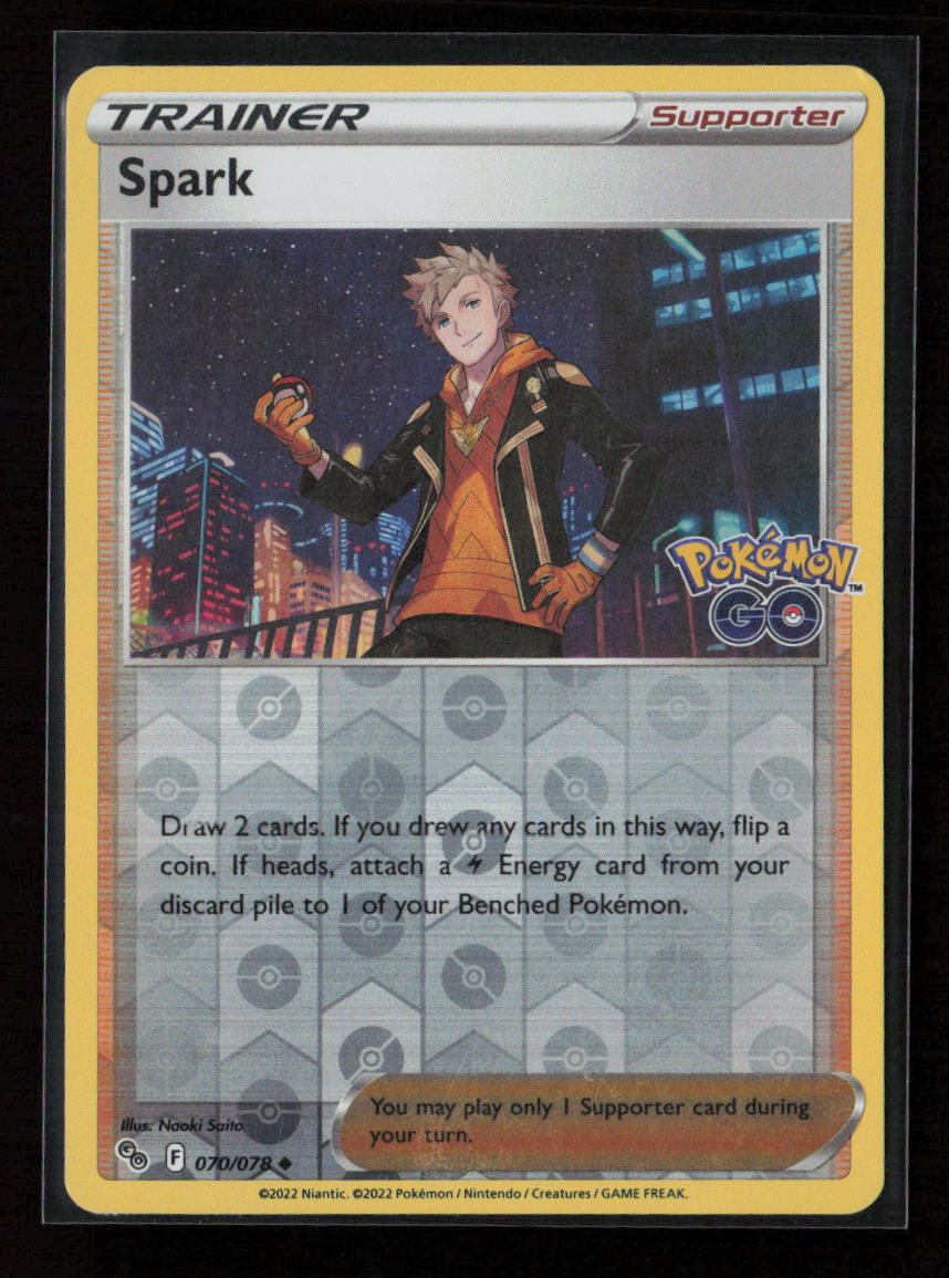Spark Uncommon Pokemon GO 070/078 NM