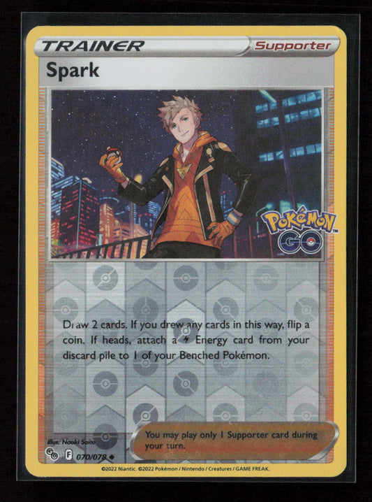 Spark Uncommon Pokemon GO 070/078 NM